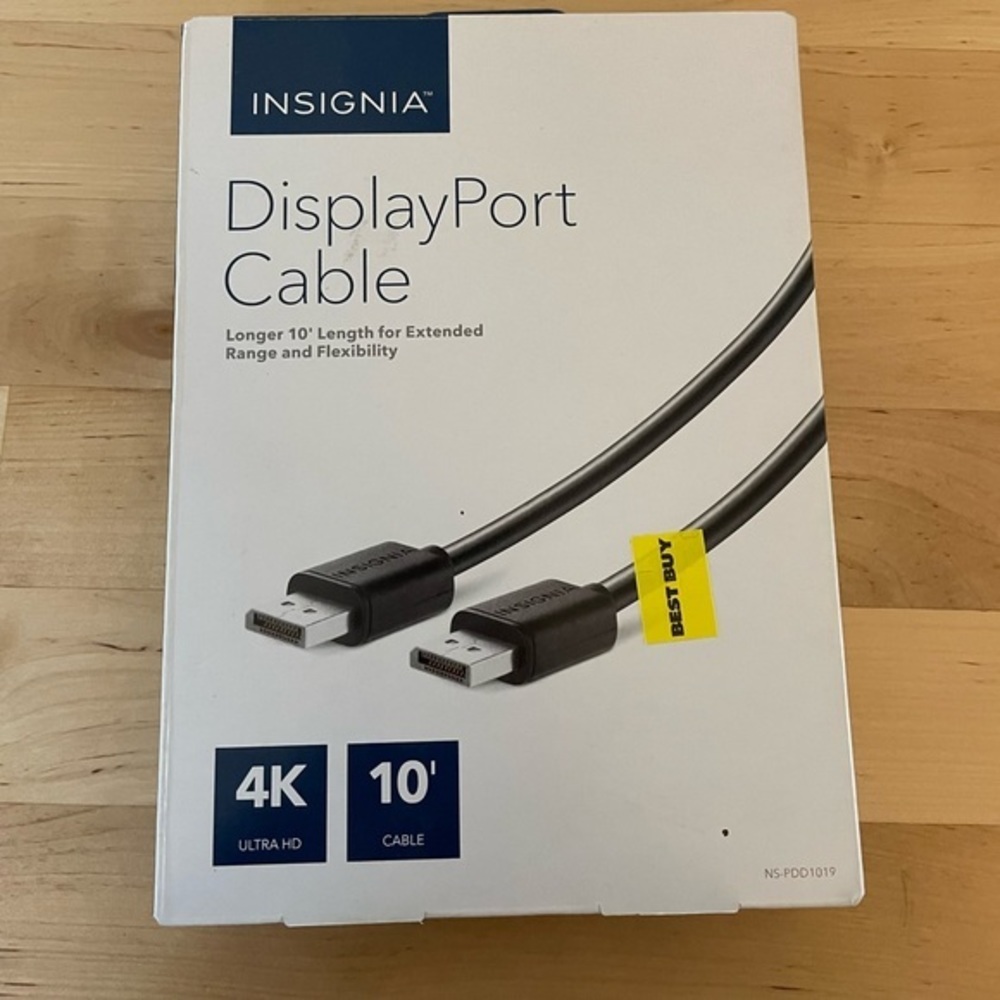 Insignia NSPD06502 10ft Display Port to HDMI Cable - Black